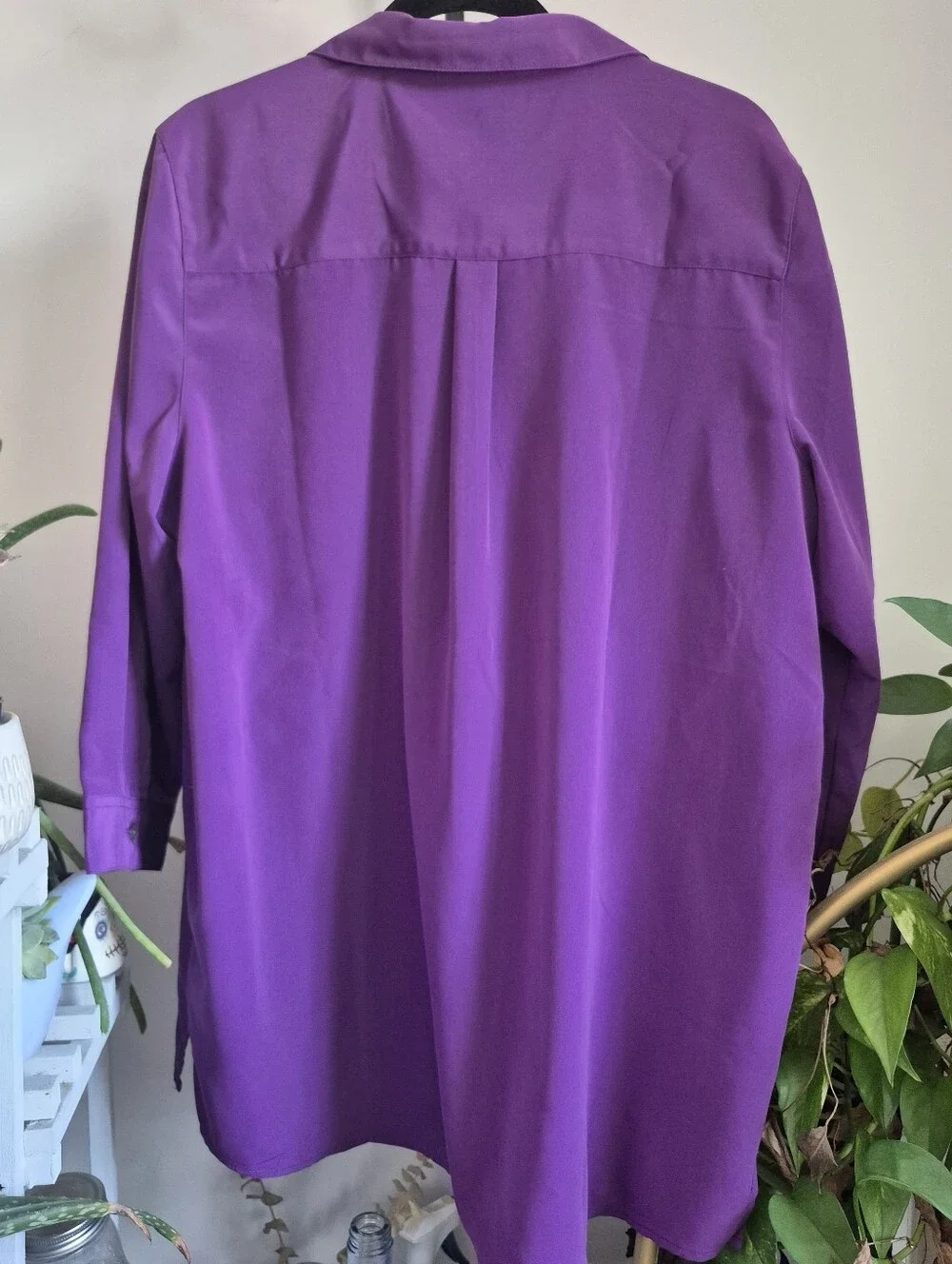 TravelSmith Vibrant Purple Travel Top - Picture 3 of 7